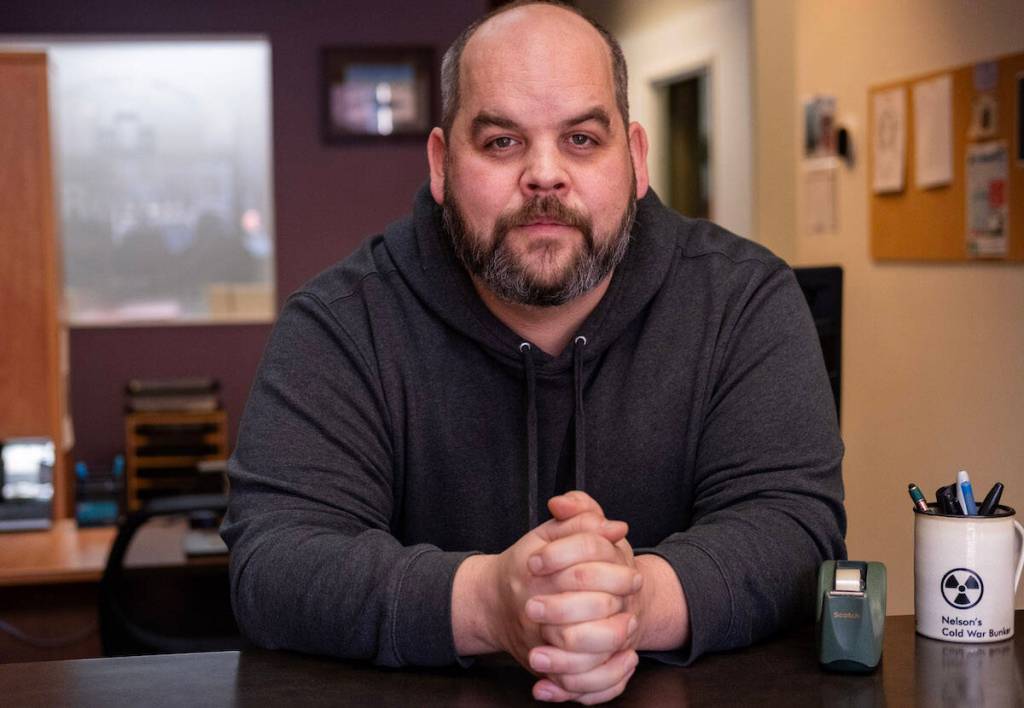 Councillor Keith Page is the author of a City of Nelson online harms resolution to a meeting of local governments in April. (Bill Metcalfe/Nelson Star)